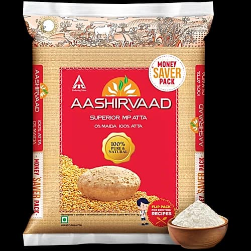 Aashirvaad Atta Whole Wheat 10 kg Pouch