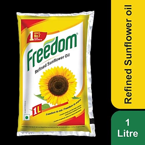 Freedom Refined Oil Sunflower 1 l Pouch