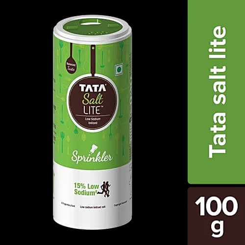 Tata Salt Lite 15 Low Sodium Iodised Salt 100 g Sprinkler Jar