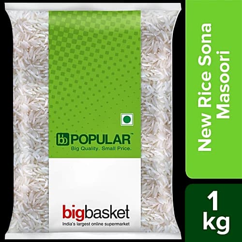 Bb Popular New Rice Sona Masoori 1 kg