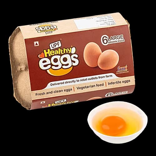 Upf Healthy Brown Eggs 6 pcs