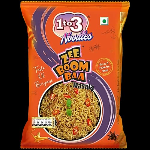 1to3 Noodles Zee Boom Baa Noodles 60 g Pouch
