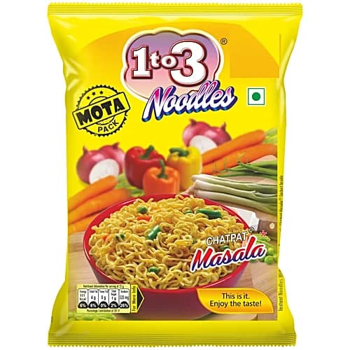 1to3 Noodles Chatpat Noodles Mota Pack 75 g