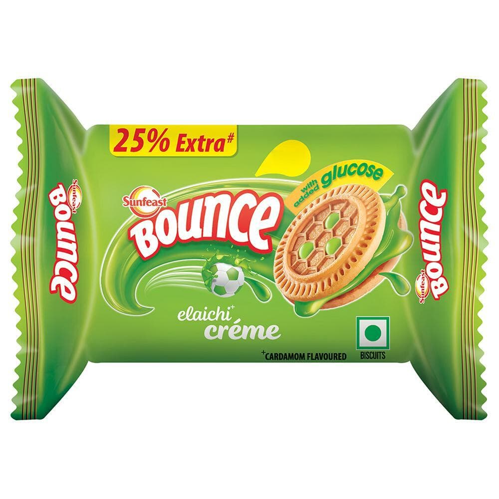 Sunfeast Bounce Elaichi Creme Biscuits 24.8 g