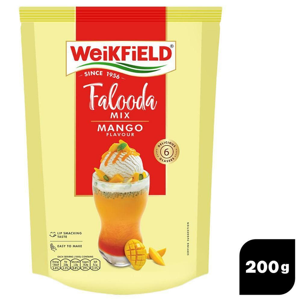 Weikfield Mango Instant Falooda Mix 200 g (Carton)