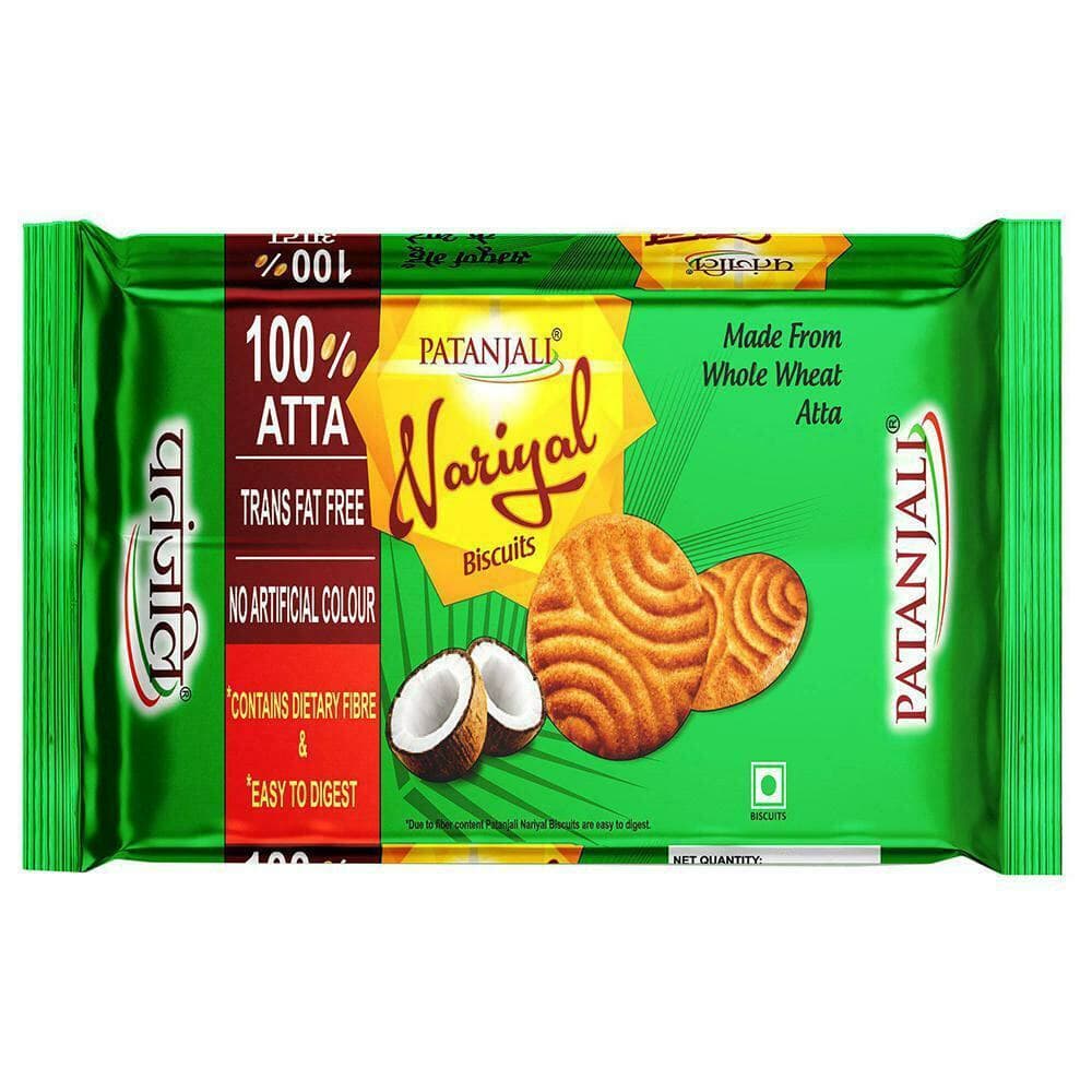 Patanjali Nariyal/Coconut Biscuit 204 g