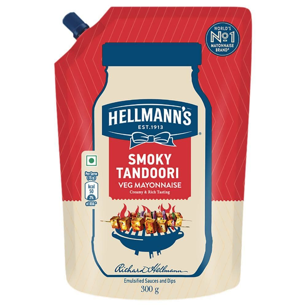 Hellmann's Veg Smoky Tandoori Mayonnaise 300 g