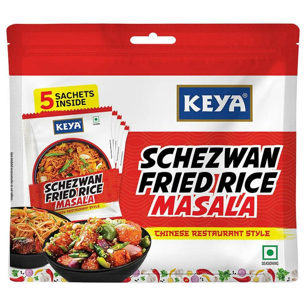 Keya Schezwan Fried Rice Masala Pack of 5 (20 g each)