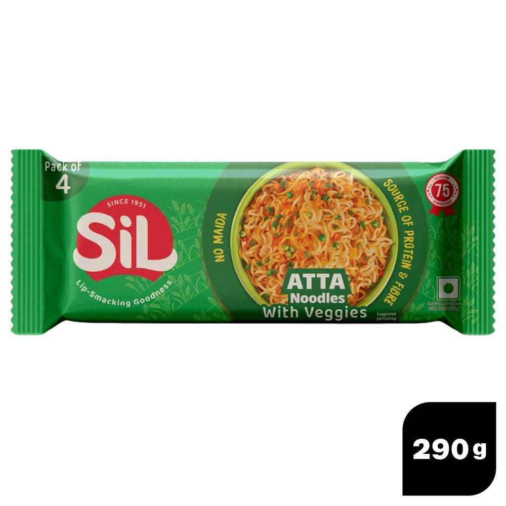 Sil Atta Noodles With Veggies 290 g