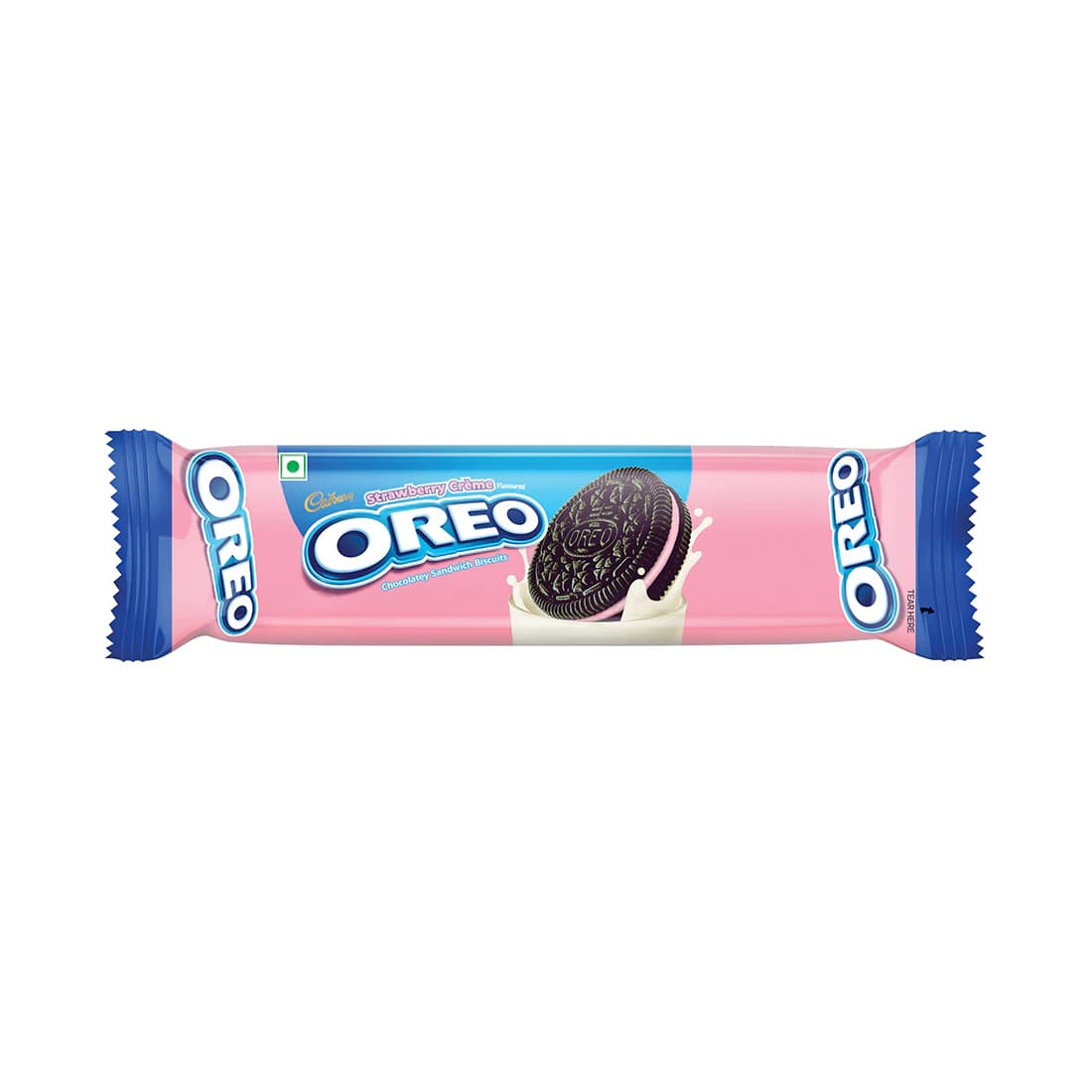 Cadbury Oreo Strawberry Cream Sandwich Biscuit 116.9 g