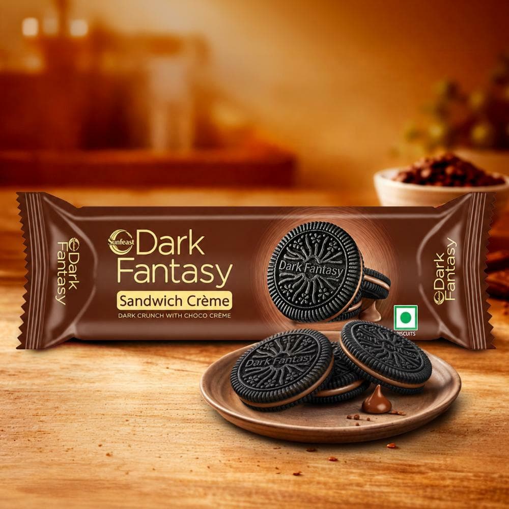 Sunfeast Dark Fantasy Sandwich Choco Creme Biscuit 79 g
