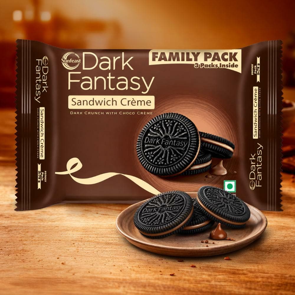 Sunfeast Dark Fantasy Chocolate Creme Biscuit 237 g