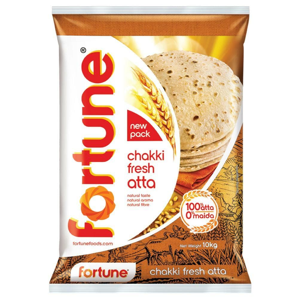 Fortune Chakki Fresh Whole Wheat Atta 10 kg