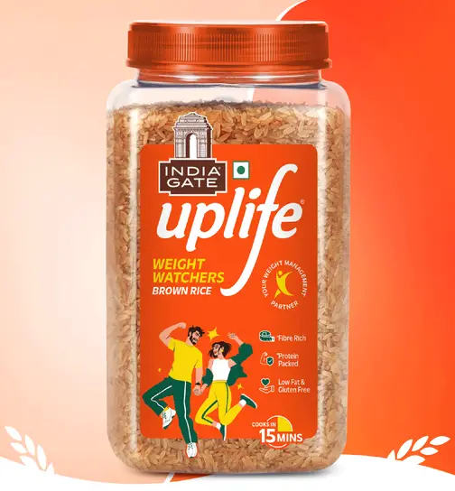 India Gate Uplife Weight Watchers Brown Rice, 1kg 1 kg