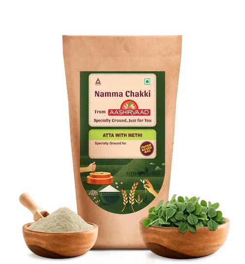 Aashirvaad Namma Chakki Methi Atta 1 kg