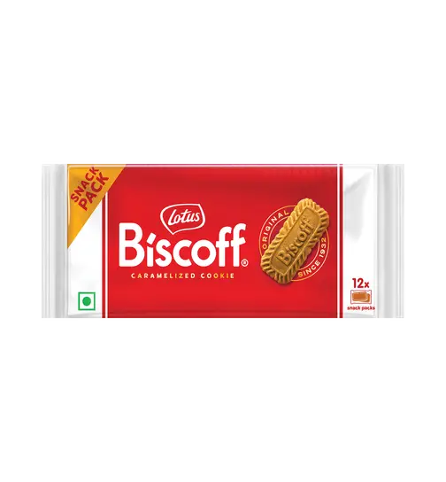 Lotus Biscoff Original Caramelized Cookie Snack Pack 150gm 150 g x 3