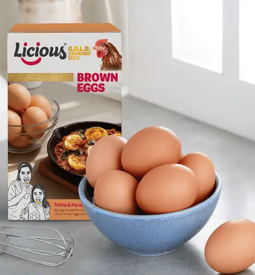 Licious Brown Eggs 6 Pieces