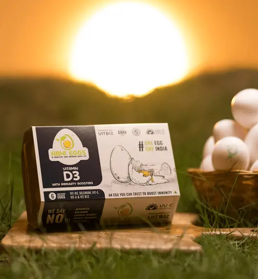 Abhi Eggs Vitamin D3 with Immunity Boosters Eggs 6 Pieces
