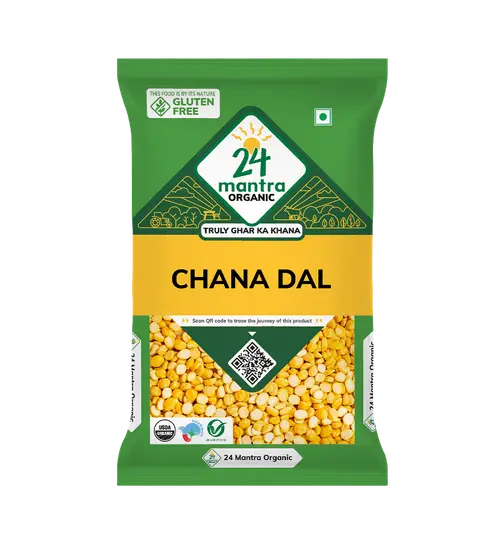 24 Mantra Organic Chana Dal 500 g x 2
