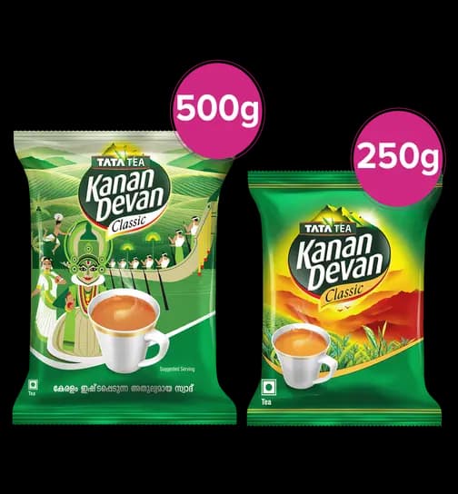 Tata Tea Kanan Devan Classic Pure & Natural & Tata Tea Kanan Devan Classic Pure & Natural 1 Combo