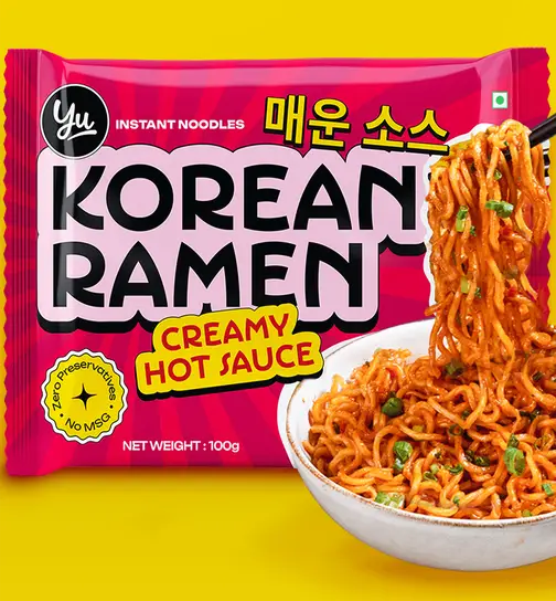 Yu Creamy Hot Sauce - Korean Ramen Noodles 100 g