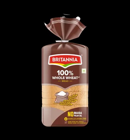 Britannia Zero Maida Whole Wheat Bread 400 g