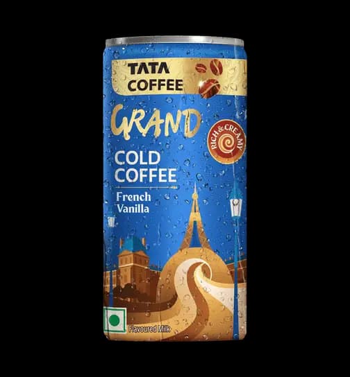 Tata Coffee Grand French Vanilla Cold Coffee 180 ml x 4