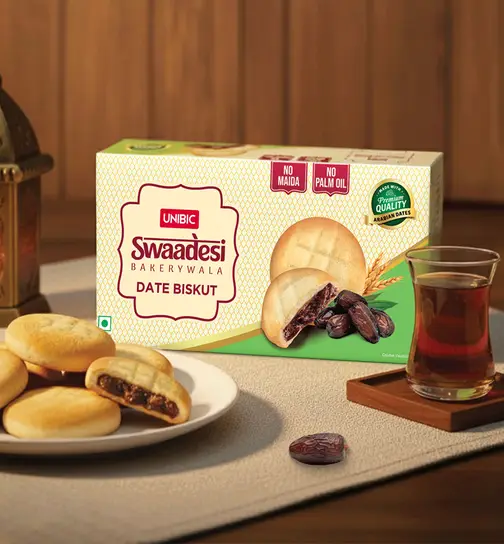 Unibic Swaadesi Bakerywala Date Biskut 125 g