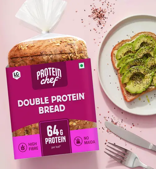 Protein Chef Double Protein Bread (64g protein), Multigrain Bread 270 g