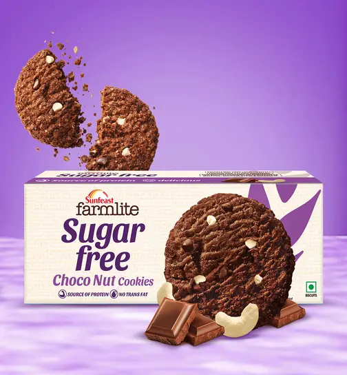 Sunfeast Farmlite Sugar Free Chocochip 100 g