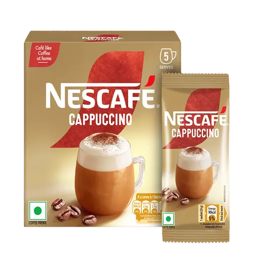 Nescafe Cappuccino Instant Coffee Premix Sachet 125 g