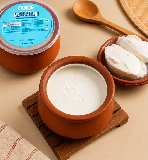 NOICE Fresh Matka Dahi (Traditionally Set Using Farm-Fresh Milk) 500 g