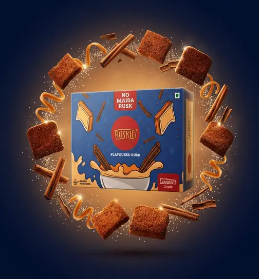 RUSKLE No Maida Cinnamon Sugar Rusk 200 g