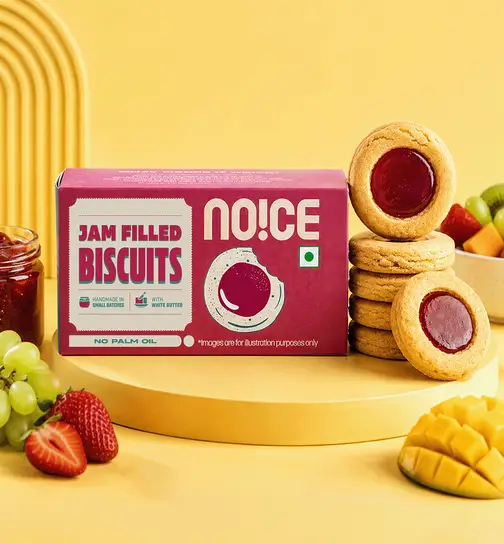NOICE Jam Filled Biscuits (Zero Palm Oil Cookies) 100 g