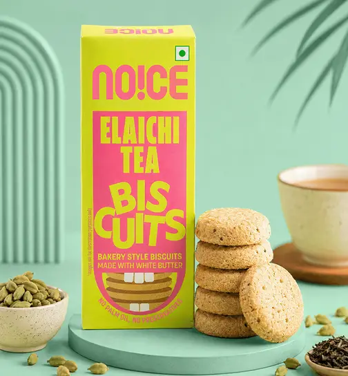 NOICE Elaichi Tea Biscuits (Zero Palm Oil Cookies) 80 g