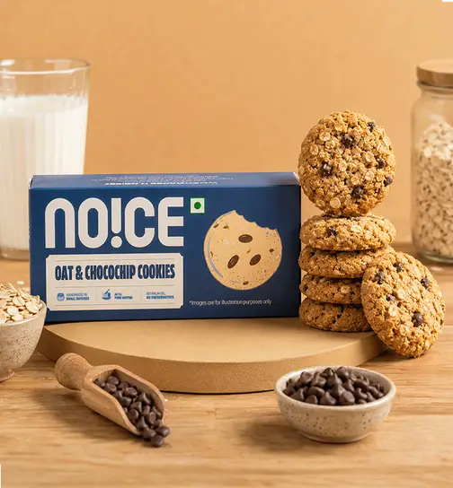 NOICE Oat & Chocochip Cookies (Zero Palm Oil Biscuits) 80 g