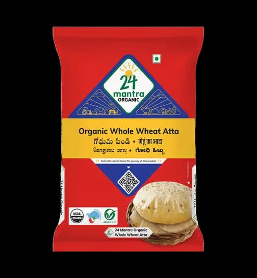 24 Mantra Whole Wheat Atta Premium 5 kg