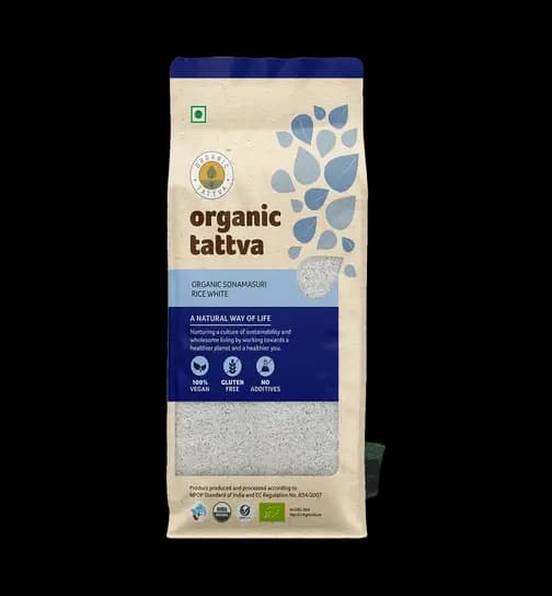 organic tattva Sona Masoori Rice 1 kg