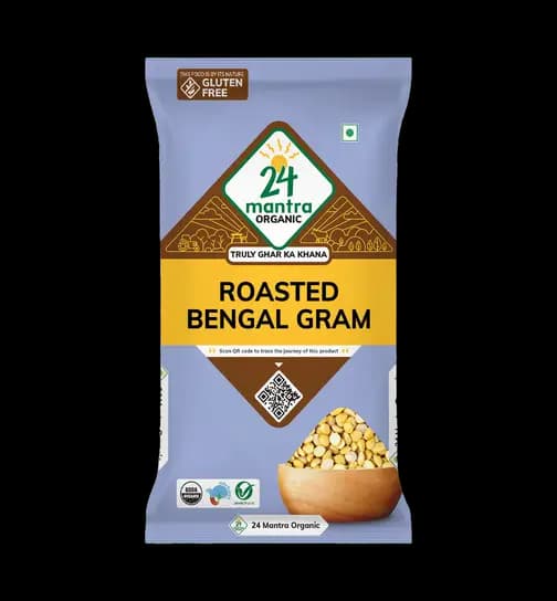 24 Mantra Organic Roasted Bengal Gram Dal 500 g