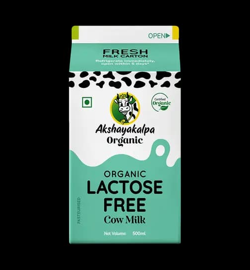 Akshayakalpa Lactose Free Milk 500 ml