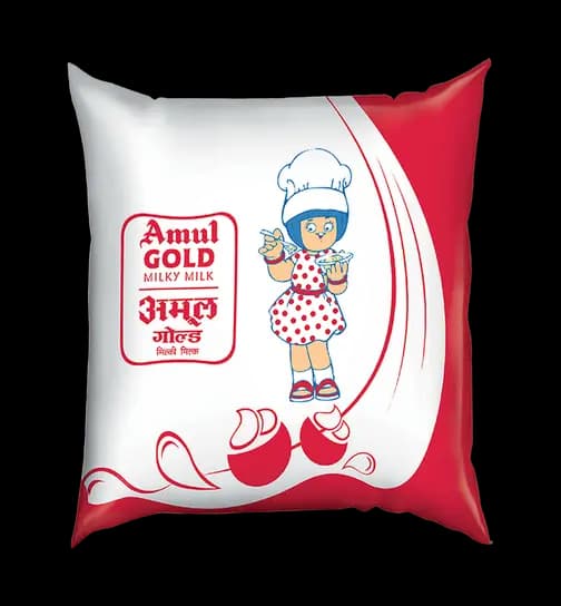 Amul Gold Pasteurised Full Cream Milk 500 ml