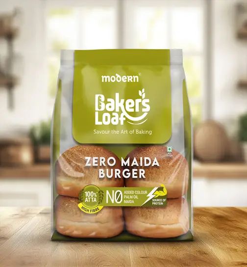 Baker's Loaf Zero Maida No Palm Oil Burger 300 g