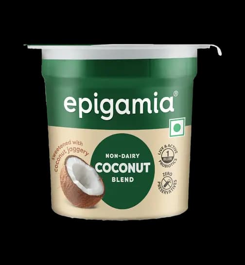 Epigamia Coconut Milk Blend Yogurt Jaggery Dairy Free 90 g