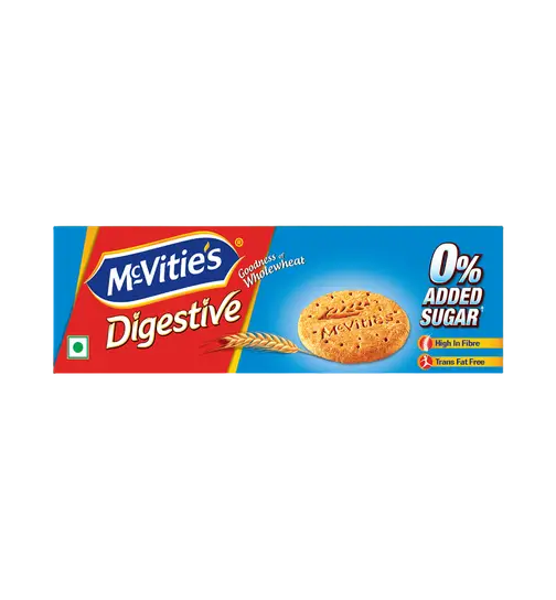 Mcvitie's Digestive Zero Added Sugar With Goodness Of Wholewheat 150 g x 2