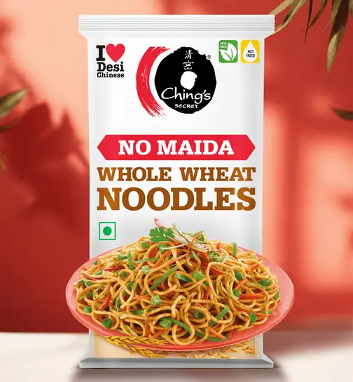 Ching’s Secret Whole Wheat Noodles, No Maida 280 g