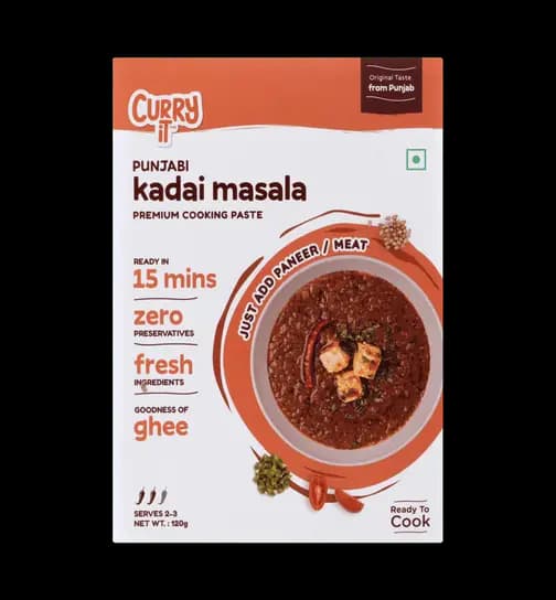 CURRYiT Punjabi Kadai Masala 120 g