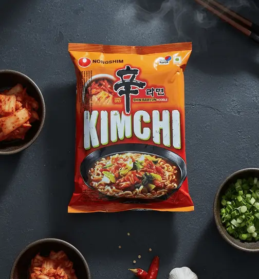 Nongshim Kimchi Ramyun Noodle Soup 120 g x 2