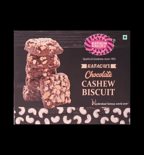 Karachi Bakery Chocolate Cashew Biscuits 200g 200 g
