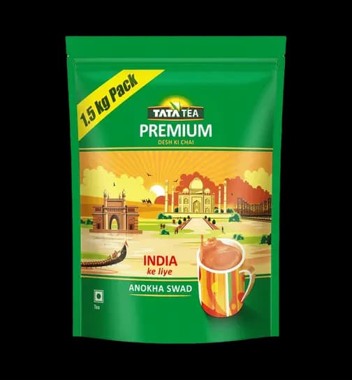 Tata Tea Premium Black Tea Desh Ki Chai Unique Blend Crafted For Chai Lovers 1.5 kg