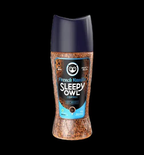 Sleepy Owl French Vanilla 100% Arabica Instant Coffee 100 g